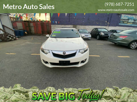 2010 Acura TSX for sale at Metro Auto Sales in Lawrence MA
