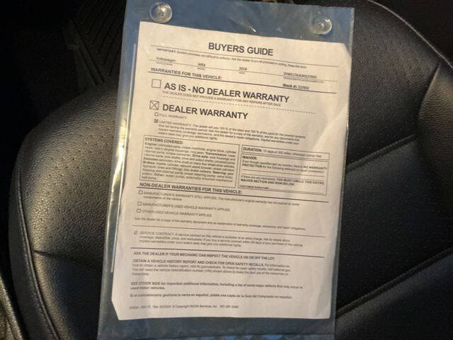 2018 Volkswagen Jetta 1.8T SE Sport