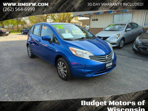 2015 Nissan Versa Note for sale at Budget Motors of Wisconsin in Racine WI