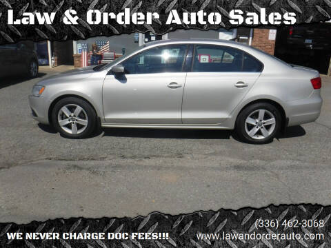 2013 Volkswagen Jetta for sale at Law & Order Auto Sales in Pilot Mountain NC