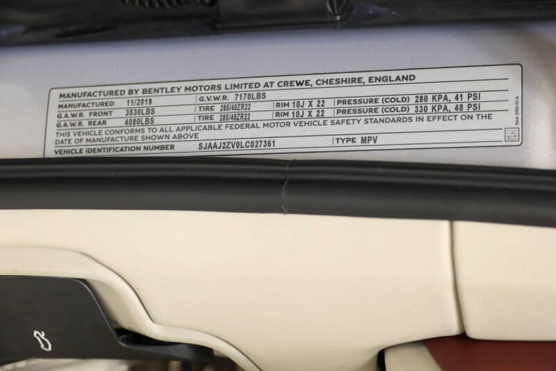 2020 Bentley Bentayga Hybrid