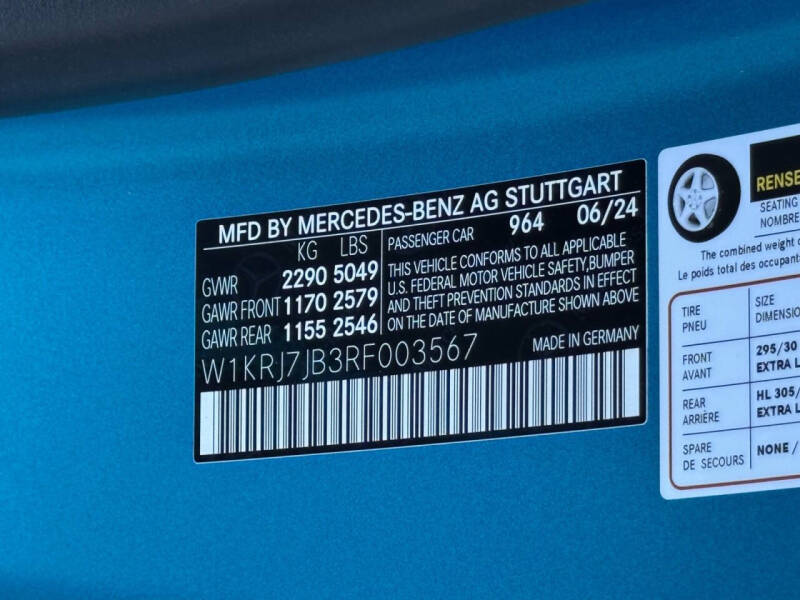 2024 Mercedes-Benz AMG GT 63