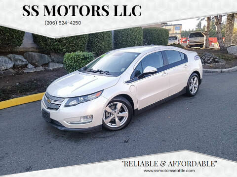2013 Chevrolet Volt for sale at SS MOTORS LLC in Edmonds WA