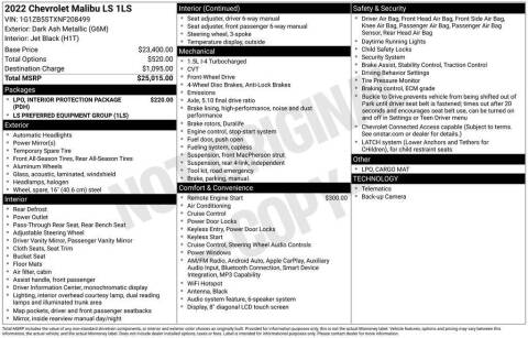 2022 Chevrolet Malibu LS