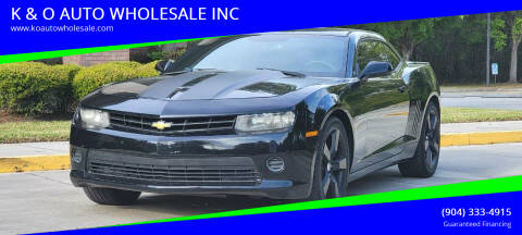 2014 Chevrolet Camaro for sale at K & O AUTO WHOLESALE INC in Jacksonville FL