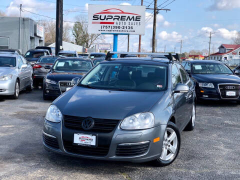 2009 Volkswagen Jetta for sale at Supreme Auto Sales in Chesapeake VA