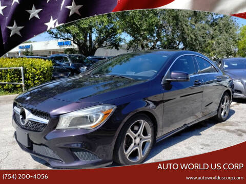 2014 Mercedes-Benz CLA for sale at Auto World US Corp in Plantation FL