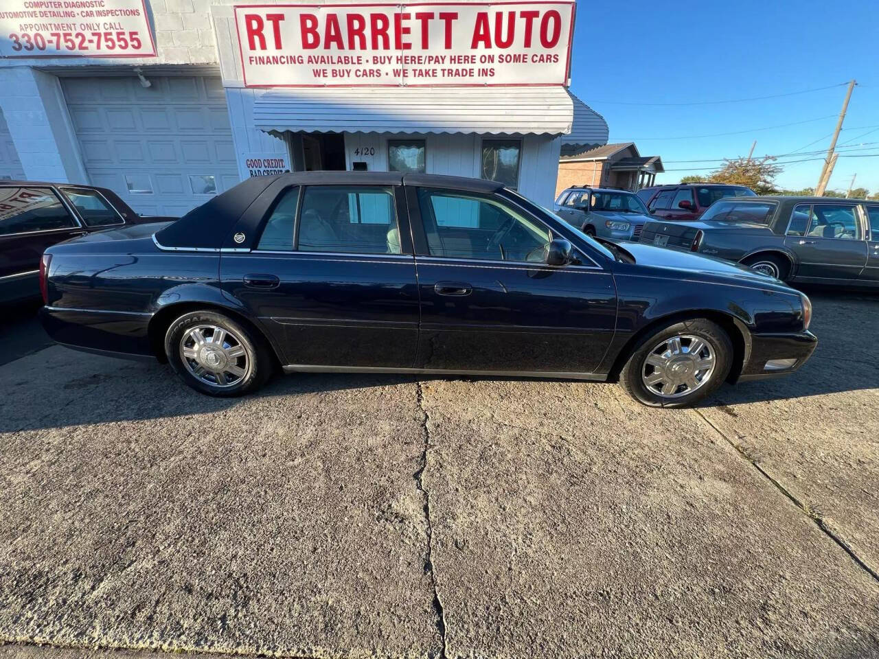 2003 Cadillac DeVille for sale at RT Barrett Auto Group in Austintown, OH