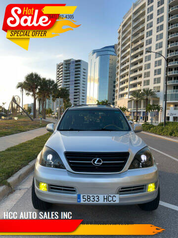 2004 Lexus GX 470 for sale at HCC AUTO SALES INC in Sarasota FL