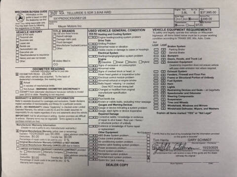 2025 Kia Telluride S
