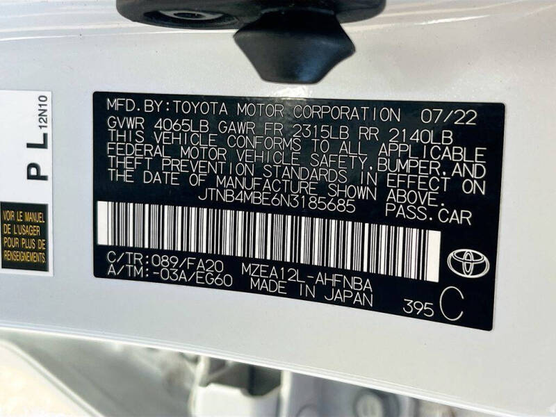 2022 Toyota Corolla Hatchback SE