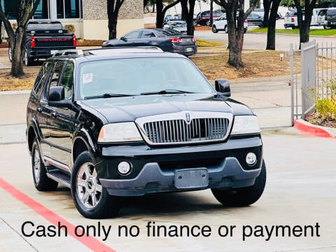 2004 Lincoln Aviator for sale at Texas Drive Auto in Dallas TX