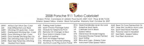 2008 Porsche 911 Turbo