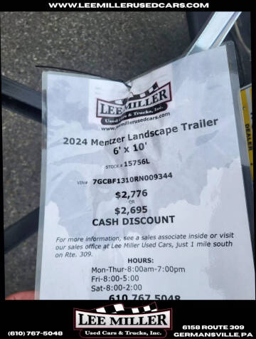 2024 Mentzer Landscape Trailer