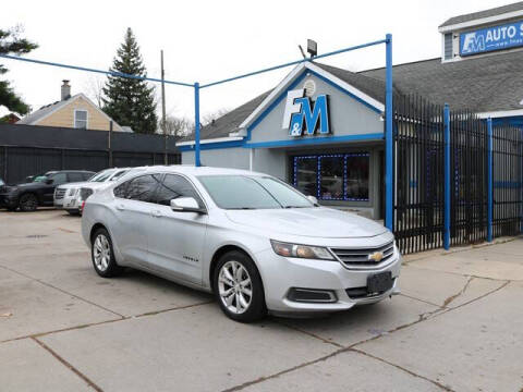 2016 Chevrolet Impala for sale at F & M AUTO SALES in Detroit MI