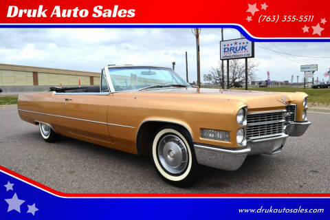 1966 Cadillac DeVille for sale at Druk Auto Sales - New Inventory in Ramsey MN