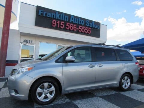 2014 Toyota Sienna for sale at Franklin Auto Sales in El Paso TX
