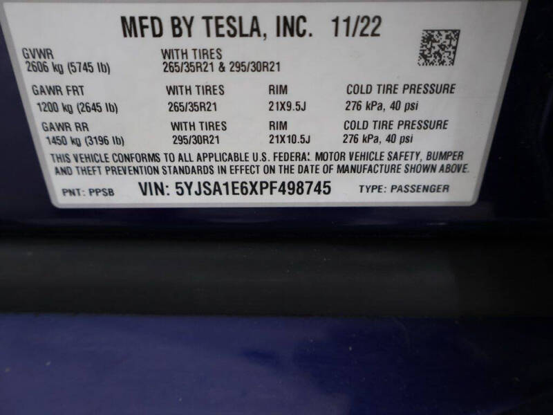 2023 Tesla Model S Plaid