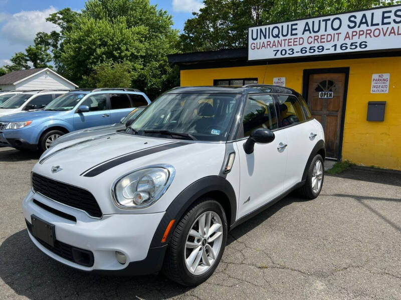 2013 MINI Countryman for sale at Unique Auto Sales in Marshall VA