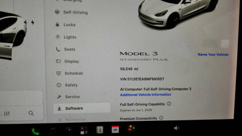 2021 Tesla Model 3 Standard Range Plus