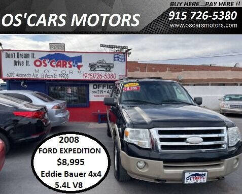 2008 Ford Expedition for sale at Os'Cars Motors in El Paso TX