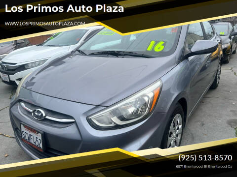 2016 Hyundai Accent for sale at Los Primos Auto Plaza in Brentwood CA