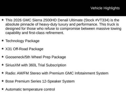 2026 GMC Sierra 2500HD