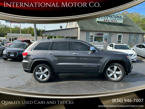 2014 Jeep Grand Cherokee for sale at International Motor Co. in Saint Charles MO