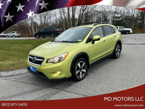 2014 Subaru XV Crosstrek for sale at MD Motors LLC in Williston VT