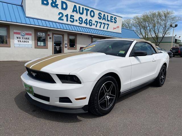 2012 Ford Mustang for sale at B & D Auto Sales Inc. in Fairless Hills PA