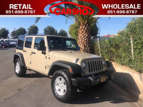 2018 Jeep Wrangler JK Unlimited for sale at Car SHO in Corona CA