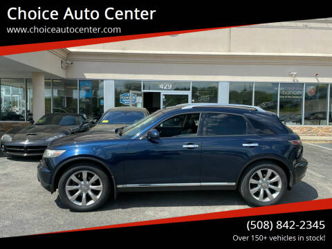 2007 Infiniti FX35 for sale at Choice Auto Center in Shrewsbury MA