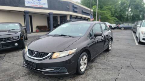 2014 Honda Civic for sale at TOWN AUTOPLANET LLC in Portsmouth VA