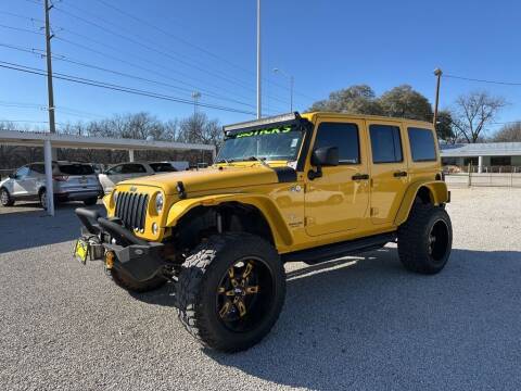 2015 Jeep Wrangler Unlimited for sale at Bostick's Auto & Truck Sales LLC in Brownwood TX