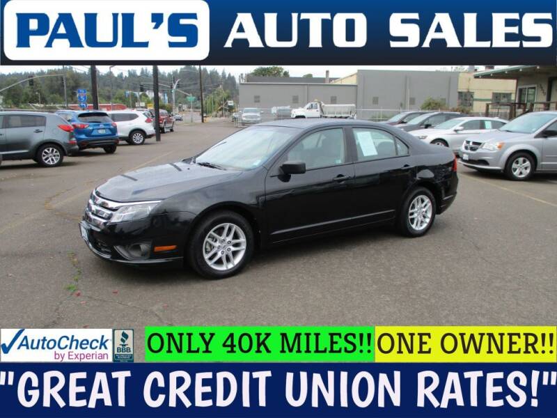 2010 Ford Fusion for sale at Paul's Auto Sales in Eugene OR
