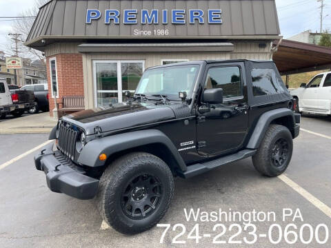 2013 Jeep Wrangler for sale at Premiere Auto Sales in Washington PA