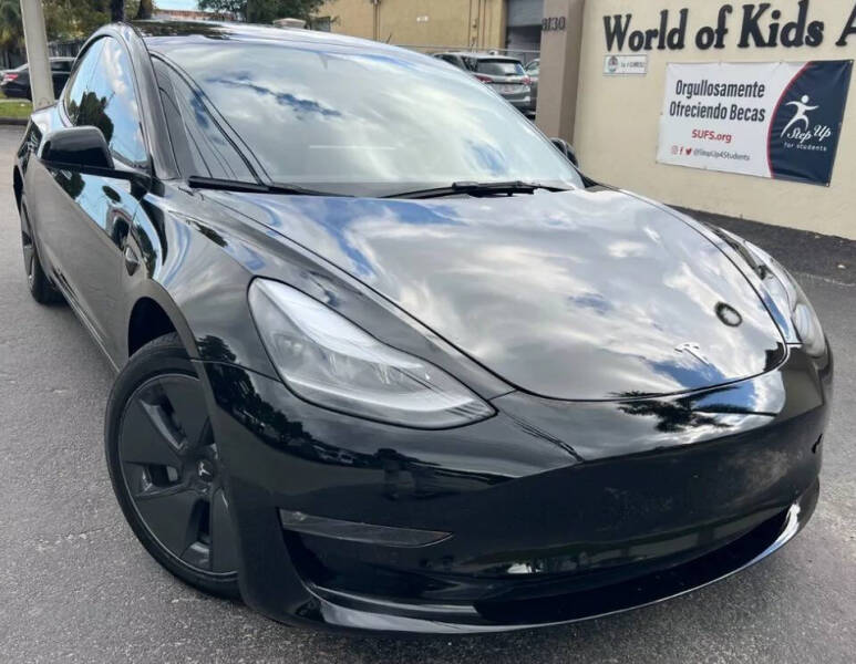 2022 Tesla Model 3 for sale at Vice City Deals in North Miami Beach FL