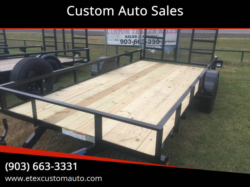2022 Top Hat 14x77 Utility Trailer for sale at Custom Auto Sales - TRAILERS in Longview TX