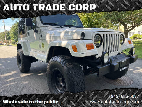 2001 Jeep Wrangler for sale at AUTO TRADE CORP in Nanuet NY