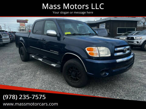 2004 Toyota Tundra for sale at Mass Motors LLC in Worcester MA