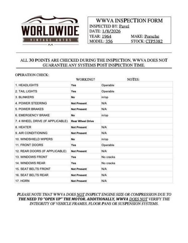 1964 Porsche 356