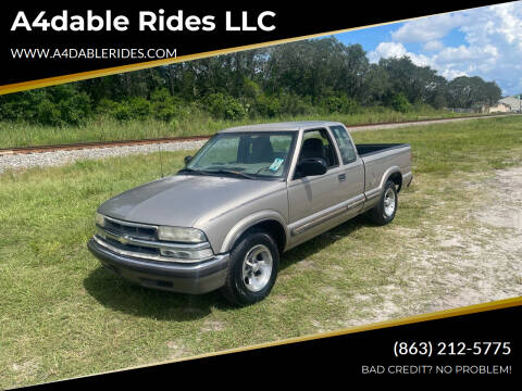 2000 Chevrolet S-10 for sale at A4dable Rides LLC in Haines City FL