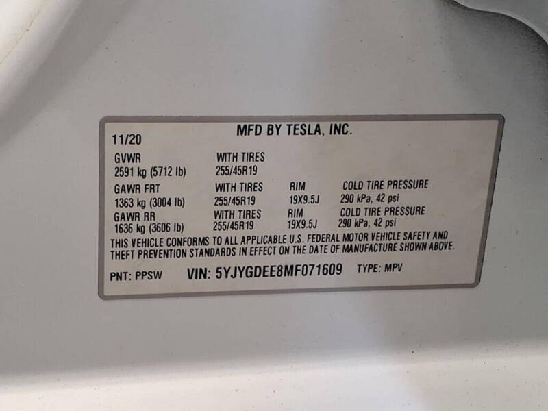 2021 Tesla Model Y Long Range
