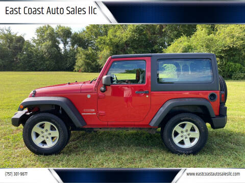 2011 Jeep Wrangler for sale at East Coast Auto Sales llc in Virginia Beach VA