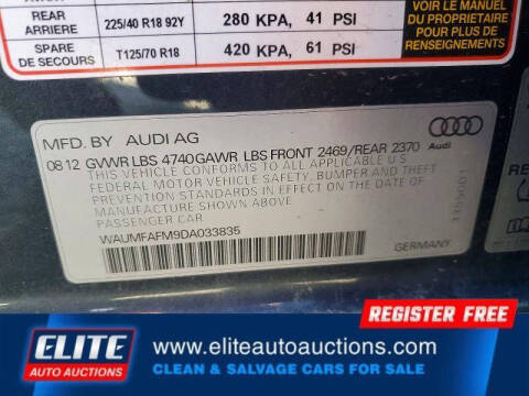 2013 Audi A3 2.0T quattro Premium Plus
