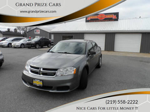 2012 Dodge Avenger for sale at Grand Prize Cars in Cedar Lake IN