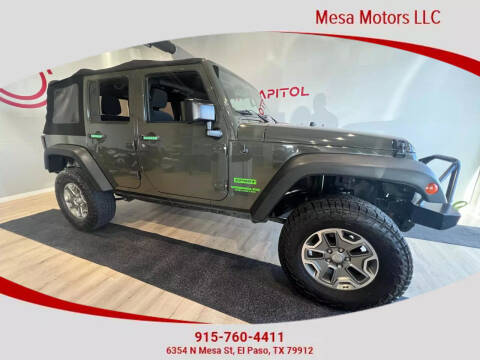 2015 Jeep Wrangler Unlimited for sale at Car Capitol in El Paso TX