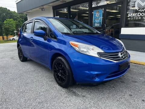 2016 Nissan Versa Note for sale at MacDonald Motor Sales in High Point NC