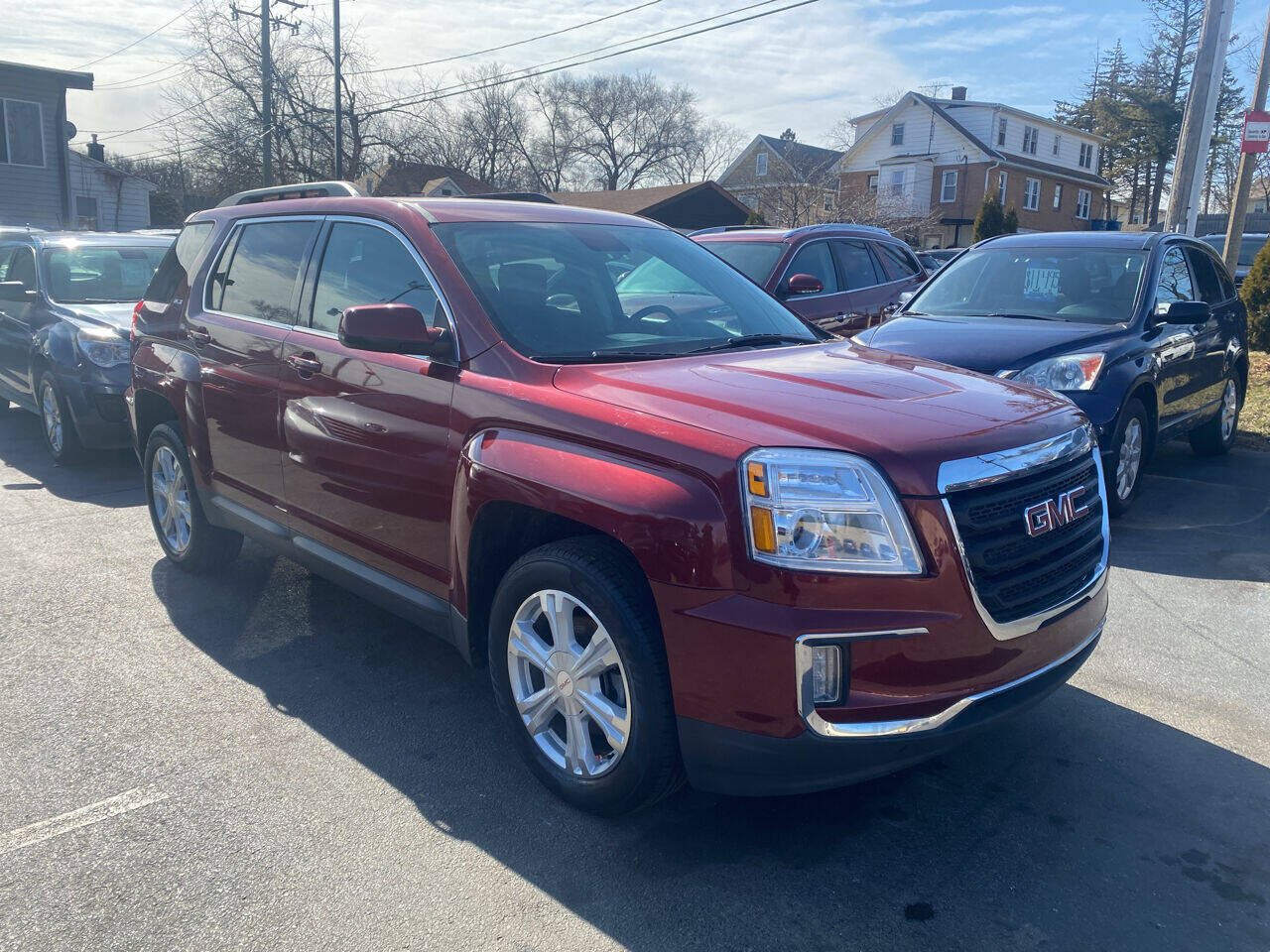 Dk. Red 2017 GMC Terrain SLE-2 SLE-2 4dr SUV 49