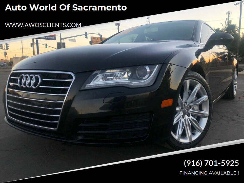 2012 Audi A7 for sale at Auto World of Sacramento in Sacramento CA